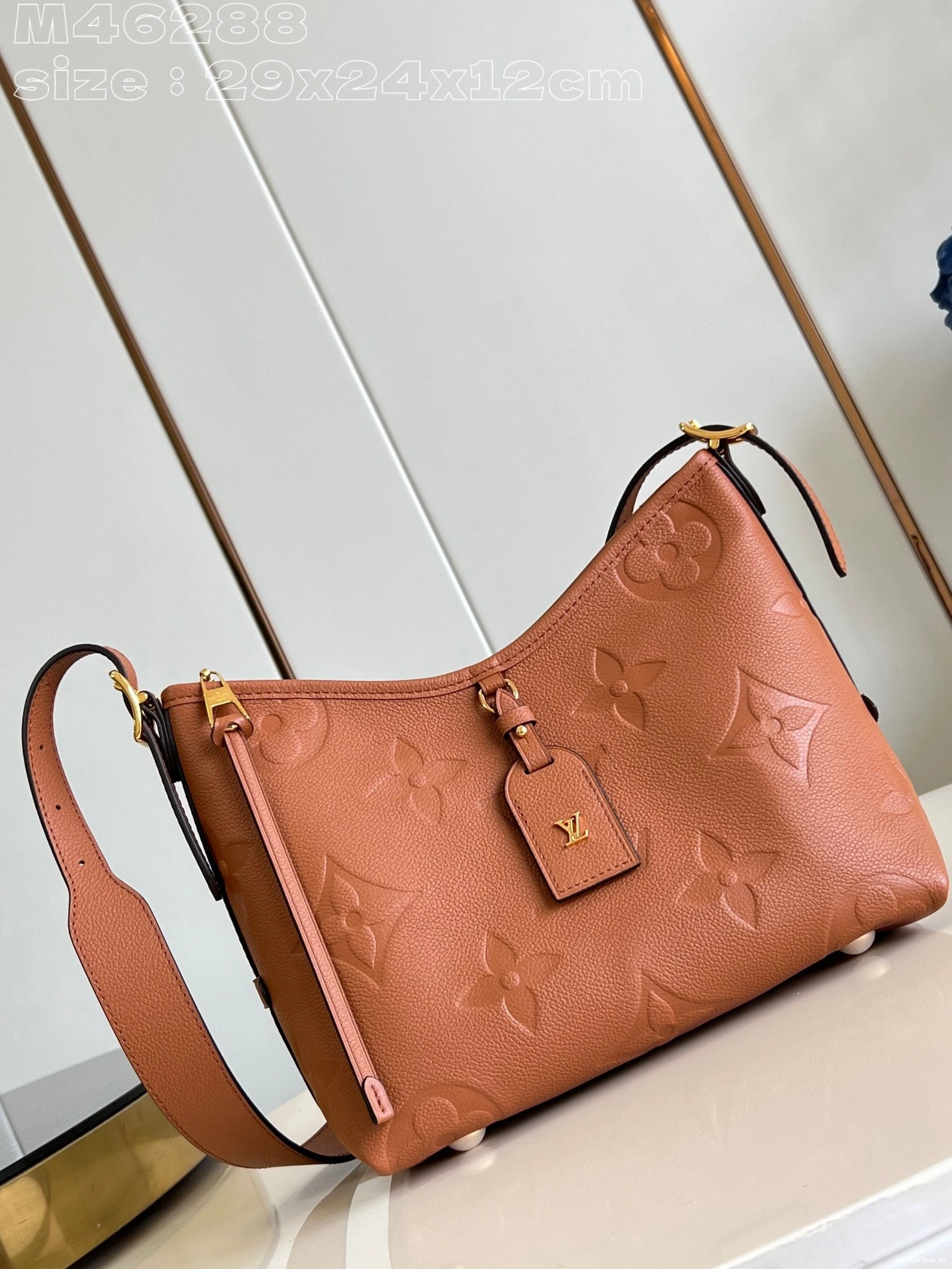 Affordable LOUIS PM-29*24*12cm VUITTON CARRYALL 0819